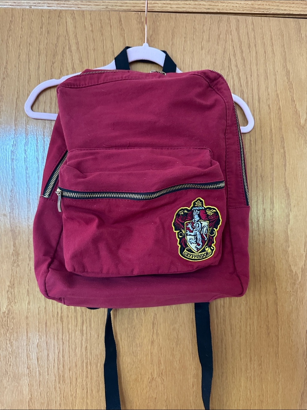 Gryffindor Red Canvas Backpack - Men